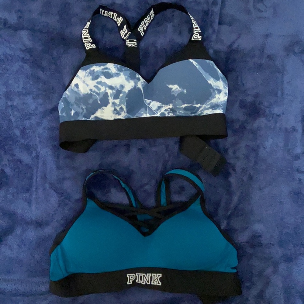 VS Pink push-up sports bra BUNDLE